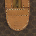 セリーヌ CELINE マカダム ブラウン PVC レザー ボストンバッグ ゴールド金具 総柄 トリオンフ ロゴ ヴィンテージ ハンドバッグ