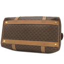 セリーヌ CELINE マカダム ブラウン PVC レザー ボストンバッグ ゴールド金具 総柄 トリオンフ ロゴ ヴィンテージ ハンドバッグ