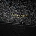 サンローラン SAINT LAURENT アップタウン チェーンウォレット 607788  ブラック レザー 2WAYバッグ ゴールド金具 黒 クラッチ ※カードケース欠品