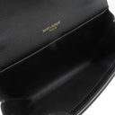 サンローラン SAINT LAURENT アップタウン チェーンウォレット 607788  ブラック レザー 2WAYバッグ ゴールド金具 黒 クラッチ ※カードケース欠品