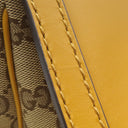 グッチ GUCCI スーキー メッセンジャーバッグ 303452 イエロー×ベージュ GGキャンバス レザー ショルダーバッグ ゴールド金具 黄色