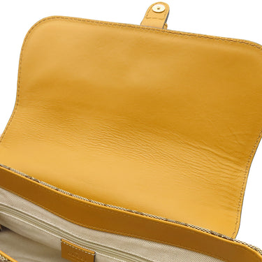 グッチ GUCCI スーキー メッセンジャーバッグ 303452 イエロー×ベージュ GGキャンバス レザー ショルダーバッグ ゴールド金具 黄色