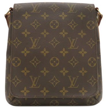 ルイヴィトン LOUIS VUITTON ミュゼット サルサ M51258 モノグラム モノグラムキャンバス ショルダーバッグ ゴールド金具 茶 肩掛けバッグ