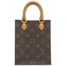 ルイヴィトン LOUIS VUITTON プティット サックプラ M69442 モノグラム モノグラムキャンバス 2WAYバッグ ゴールド金具 茶 ハンドバッグ ショルダー