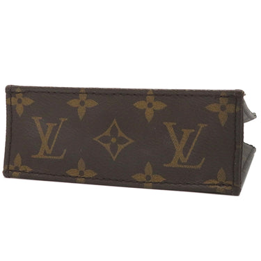 ルイヴィトン LOUIS VUITTON プティット サックプラ M69442 モノグラム モノグラムキャンバス 2WAYバッグ ゴールド金具 茶 ハンドバッグ ショルダー