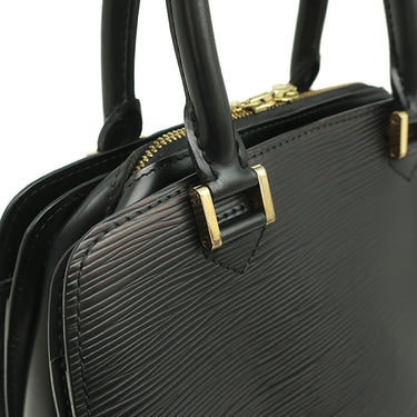 ルイヴィトン LOUIS VUITTON ポンヌフ M52052 ノワール エピレザー ハンドバッグ ゴールド金具 黒