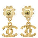 シャネル CHANEL ココマーク カラーストーン ゴールド GP フェイクパール ピアス CCマーク