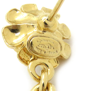 シャネル CHANEL ココマーク カラーストーン ゴールド GP フェイクパール ピアス CCマーク