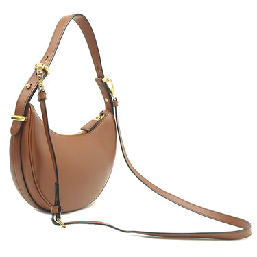 プラダ PRADA アーケ スモール レザー 1BC194 コニャック レザー 2WAYバッグ ゴールド金具 茶 三角ロゴ