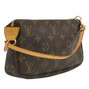 ルイヴィトン LOUIS VUITTON ポシェット アクセソワール M51980 モノグラム モノグラムキャンバス アクセサリーポーチ ゴールド金具 茶 ポーチ ハンドバッグ