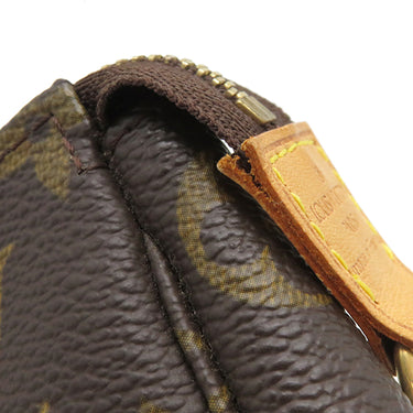 ルイヴィトン LOUIS VUITTON ポシェット アクセソワール M51980 モノグラム モノグラムキャンバス アクセサリーポーチ ゴールド金具 茶 ポーチ ハンドバッグ