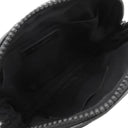 サンローラン SAINT LAURENT リビングトン 482777 ブラック PVC レザー ショルダーバッグ ブラック金具 黒