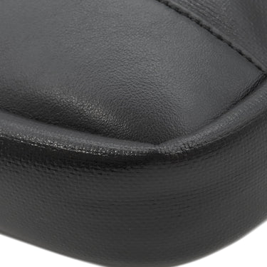 サンローラン SAINT LAURENT リビングトン 482777 ブラック PVC レザー ショルダーバッグ ブラック金具 黒