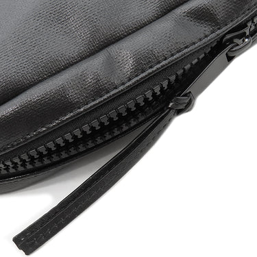 サンローラン SAINT LAURENT リビングトン 482777 ブラック PVC レザー ショルダーバッグ ブラック金具 黒