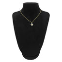 シャネル CHANEL スター ココマーク プレート 03A ホワイト×ゴールド GP 珊瑚（コーラル） ネックレス 星 珊瑚