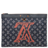 ルイヴィトン LOUIS VUITTON ポシェット アポロ M62905 ネイビー モノグラムインクキャンバス クラッチバッグ アップサイドダウン セカンドバッグ ポーチ 紺