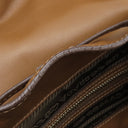 プラダ PRADA トライアングルロゴ ワンショルダー 1BC005 ブラウン レザー ショルダーバッグ シルバー金具 茶 肩掛け