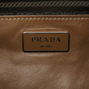 プラダ PRADA トライアングルロゴ ワンショルダー 1BC005 ブラウン レザー ショルダーバッグ シルバー金具 茶 肩掛け