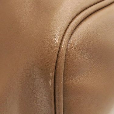 プラダ PRADA トライアングルロゴ ワンショルダー 1BC005 ブラウン レザー ショルダーバッグ シルバー金具 茶 肩掛け