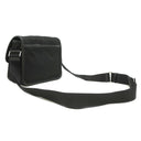 プラダ PRADA Re-Nylon x サフィアーノレザー 2VD034 ブラック ナイロン レザー ショルダーバッグ シルバー金具 メッセンジャーバッグ 黒