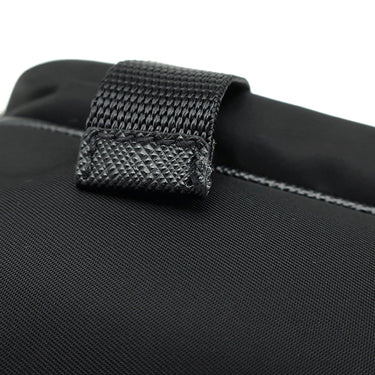 プラダ PRADA Re-Nylon x サフィアーノレザー 2VD034 ブラック ナイロン レザー ショルダーバッグ シルバー金具 メッセンジャーバッグ 黒