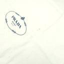 プラダ PRADA スタッズ ナイロン 1BC167 ブラック ナイロン レザー ショルダーバッグ シルバー金具 黒 三角ロゴ