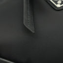 プラダ PRADA スタッズ ナイロン 1BC167 ブラック ナイロン レザー ショルダーバッグ シルバー金具 黒 三角ロゴ