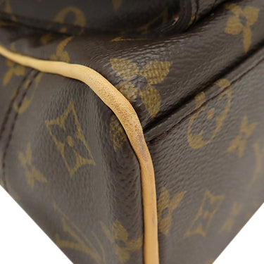 ルイヴィトン LOUIS VUITTON マンハッタン PM M40026 モノグラム モノグラムキャンバス ハンドバッグ ゴールド金具 茶