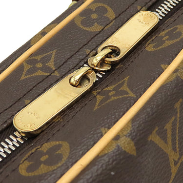 ルイヴィトン LOUIS VUITTON マンハッタン PM M40026 モノグラム モノグラムキャンバス ハンドバッグ ゴールド金具 茶