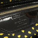 ルイヴィトン LOUIS VUITTON ロックイット MM M91398 ジョーヌ モノグラムヴェルニ ドットインフィニティ ハンドバッグ ゴールド金具 黄色 ドット 水玉 草間彌生