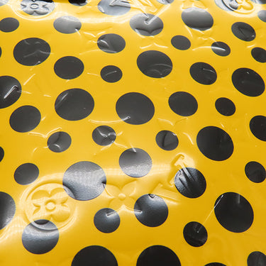 ルイヴィトン LOUIS VUITTON ロックイット MM M91398 ジョーヌ モノグラムヴェルニ ドットインフィニティ ハンドバッグ ゴールド金具 黄色 ドット 水玉 草間彌生