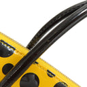 ルイヴィトン LOUIS VUITTON ロックイット MM M91398 ジョーヌ モノグラムヴェルニ ドットインフィニティ ハンドバッグ ゴールド金具 黄色 ドット 水玉 草間彌生