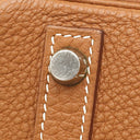 エルメス HERMES バーキン30 ゴールド トゴ ハンドバッグ シルバー金具 茶