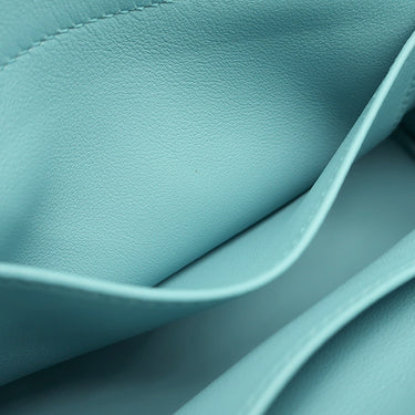 エルメス HERMES ボリードスクレ ブルーアトール スイフト ハンドバッグ シルバー金具 水色