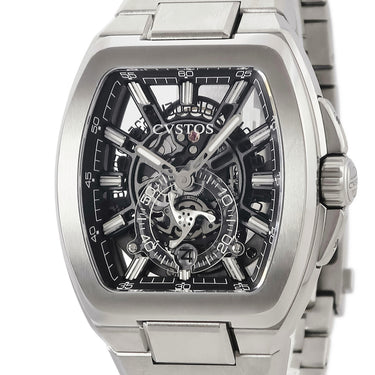 腕時計 クストス CVSTOS メトロポリタン PS チタニウム F00103.4212001 自動巻き メンズ スケルトン ブラック 限定