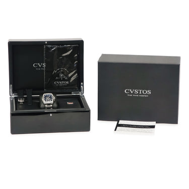 腕時計 クストス CVSTOS メトロポリタン PS チタニウム F00103.4212001 自動巻き メンズ スケルトン ブラック 限定