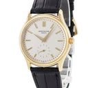 腕時計 パテックフィリップ PATEK PHILIPPE カラトラバ 3923J 手巻き レディース K18YG無垢 アイボリー バー