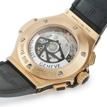ウブロ HUBLOT ビッグバン アエロバン 311.PX.1180.GR.1704 自動巻き メンズ K18RG無垢 純正ダイヤ スケルトン