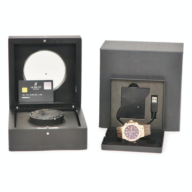 腕時計 ウブロ HUBLOT ビッグバン エボリューション カプチーノ 301.PC.3180.RC.1104 自動巻き メンズ K18RG×チタン 純正ダイヤ