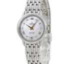 腕時計 オメガ OMEGA デ ヴィル プレステージ 424.10.27.60.55.001 クオーツ レディース 純正ダイヤ ホワイト シェル ローマン