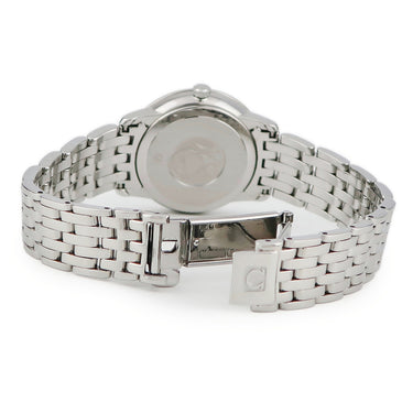 腕時計 オメガ OMEGA デ ヴィル プレステージ 424.10.27.60.55.001 クオーツ レディース 純正ダイヤ ホワイト シェル ローマン