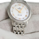 腕時計 オメガ OMEGA デ ヴィル プレステージ 424.10.27.60.55.001 クオーツ レディース 純正ダイヤ ホワイト シェル ローマン