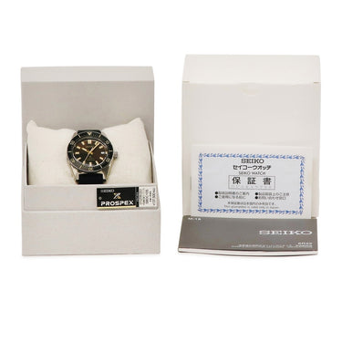 腕時計 セイコー SEIKO プロスペックス ダイバースキューバ SBDC105 6R35-00P0 自動巻き メンズ 新品同様 ブラウン バー