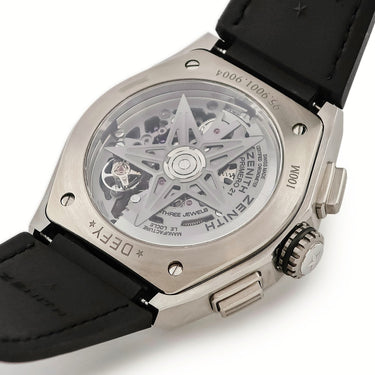 腕時計 ゼニス ZENITH デファイ エル プリメロ 21 95.9001.9004/01.R582 自動巻き メンズ OH済 バー パワーリザーブ クロノグラフ