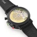 腕時計 アランシルベスタイン ALAIN SILBERSTEIN クロノ2 KRONO AUTO 自動巻き メンズ OH済 トリプルカレンダー ムーンフェイズ ブラックPVD加工