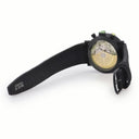 腕時計 アランシルベスタイン ALAIN SILBERSTEIN クロノ2 KRONO AUTO 自動巻き メンズ OH済 トリプルカレンダー ムーンフェイズ ブラックPVD加工