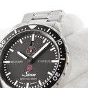 腕時計 ジン SINN ミリタリー タイプ3 日本限定 9910 自動巻き メンズ ブラック バー 9時位置リューズ