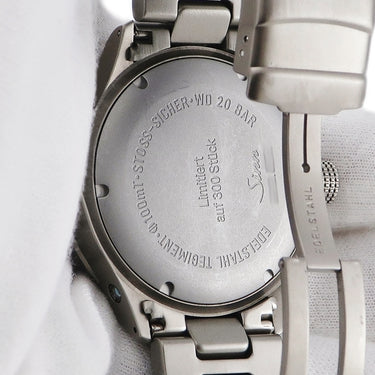 腕時計 ジン SINN ミリタリー タイプ3 日本限定 9910 自動巻き メンズ ブラック バー 9時位置リューズ