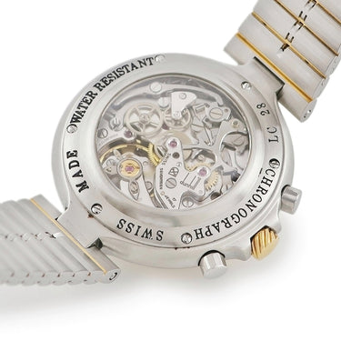 腕時計 ダンヒル dunhill ミレニアム クロノグラフ LC28 手巻き メンズ レマニア ホワイト ローマン