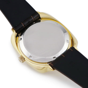 腕時計 オメガ OMEGA アンティーク 自動巻き メンズ ヴィンテージ GP 金メッキ デイト バー シンプル クッションケース